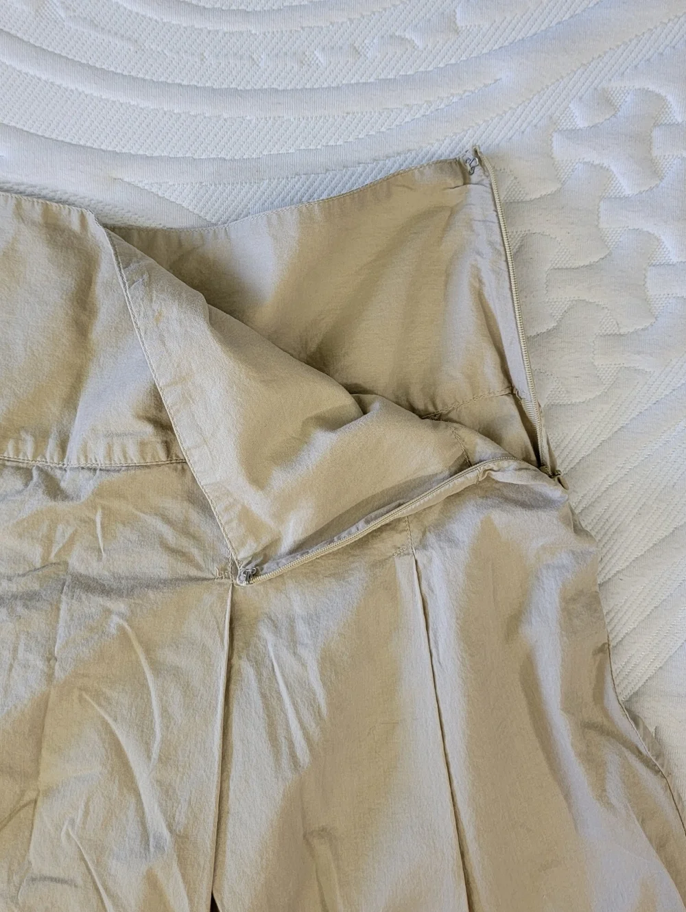 Merona tan pleated